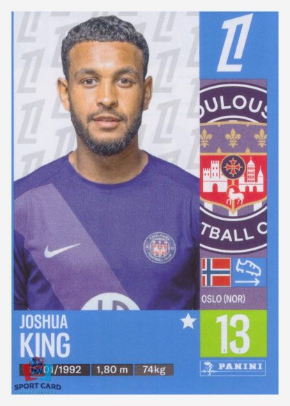 Panini Foot 2025 - Joshua King / Toulouse FC #513