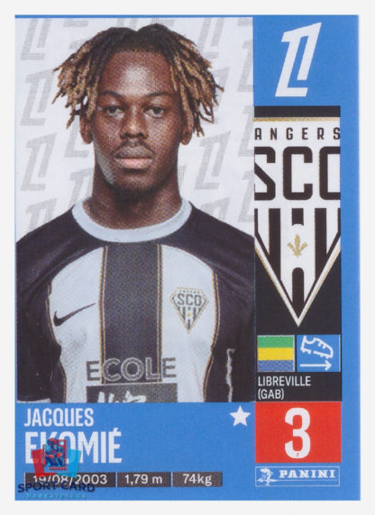 Panini Foot 2025 - Jacques Ekomié / Angers SCO #18