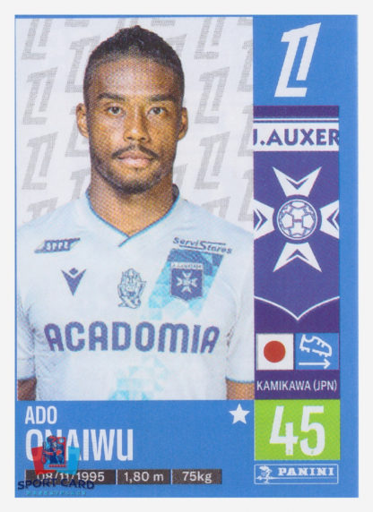 Panini Foot 2025 - Ado Onaiwu / AJ Auxerre #65