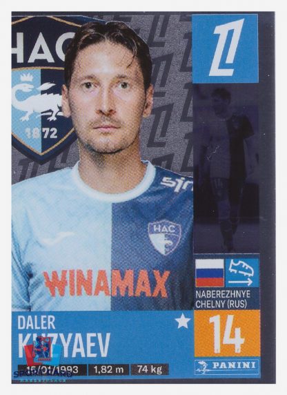 Panini Foot 2025 - metal - Daler Kuzyaev (Kouziaïev) / Havre AC #114