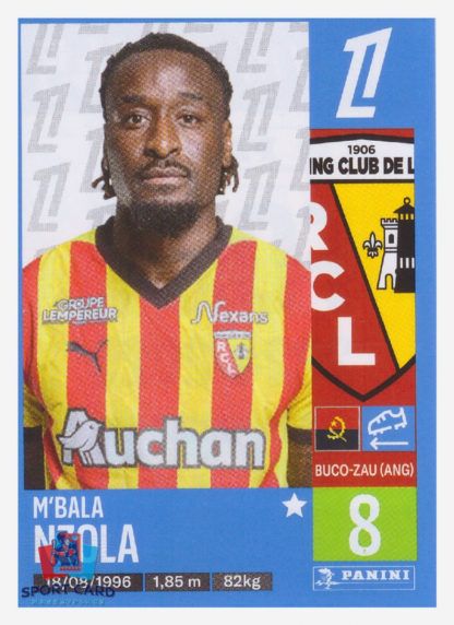 Panini Foot 2025 - M'Bala Nzola / RC Lens #145