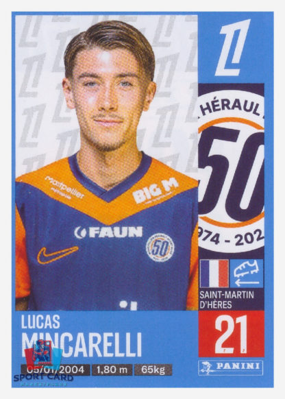 Panini Foot 2025 - Lucas Mincarelli / Montpellier Hérault SC #271