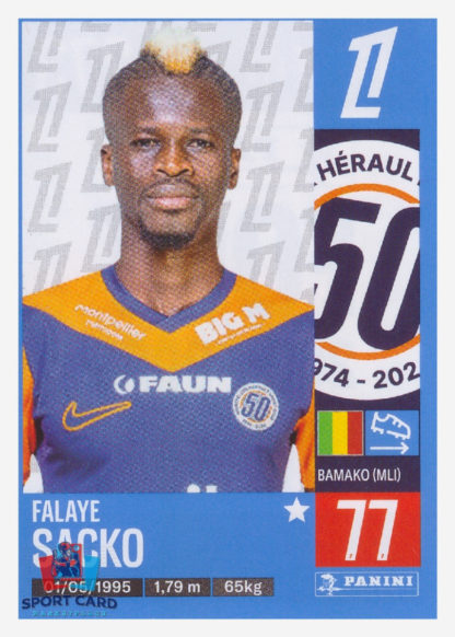 Panini Foot 2025 - Falaye Sacko / Montpellier Hérault SC #273