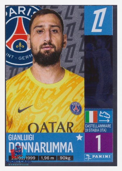Panini Foot 2025 - metal - Gianluigi Donnarumma / Paris-Saint-Germain #350