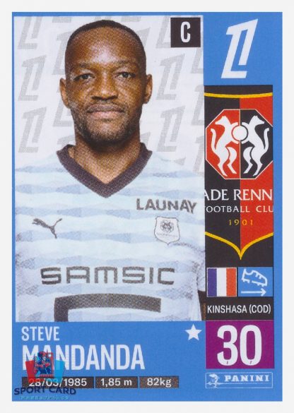 Panini Foot 2025 - Steve Mandanda / Stade Rennais FC #405