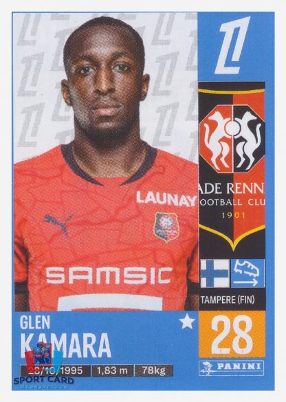 Panini Foot 2025 - Glen Kamara / Stade Rennais FC #419