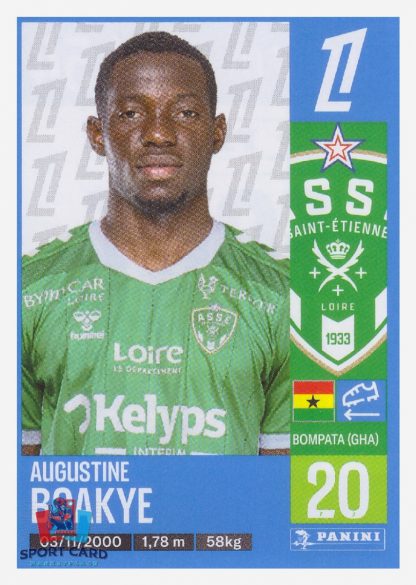 Panini Foot 2025 - Augustine Boakye / AS Saint-Étienne #454