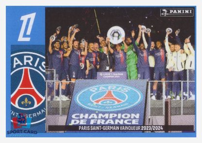 Panini Foot 2025 - Paris-Saint-Germain - Champion 2024 / Calendrier #522