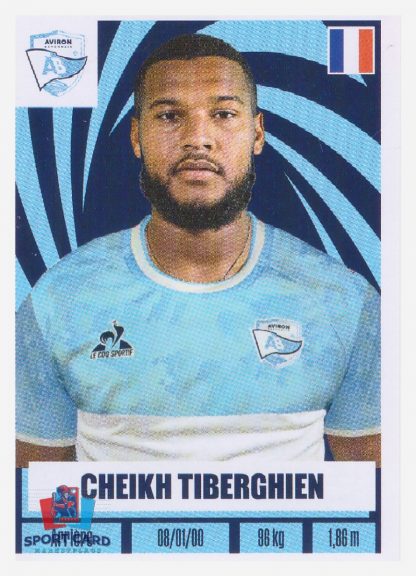 Cheikh Tiberghien / Bayonne N°45 Panini Rugby Top 14 2024-2025