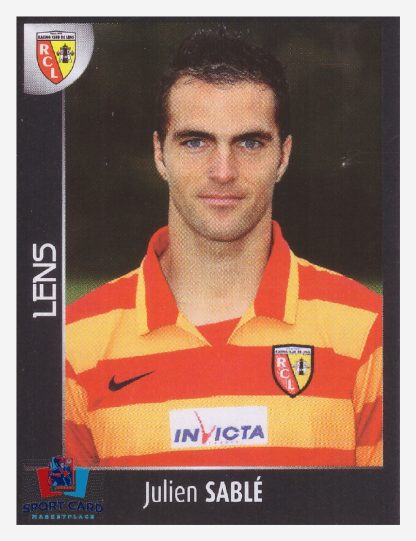 Panini Foot 2008 - Julien Sablé / Lens #126