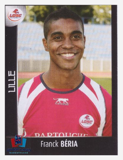 Panini Foot 2008 - Franck Béria / Lille #138