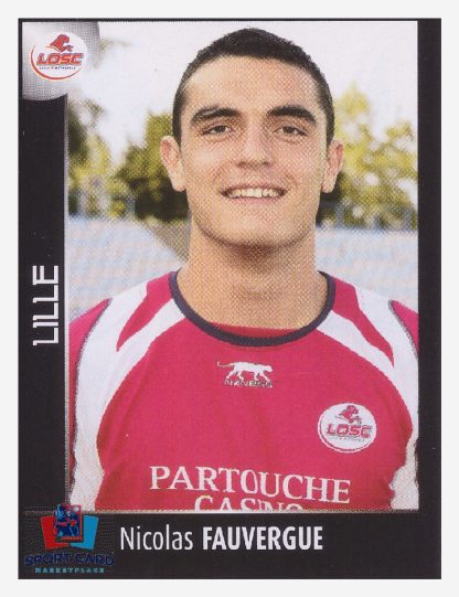 Panini Foot 2008 - Nicolas Fauvergue / Lille #151