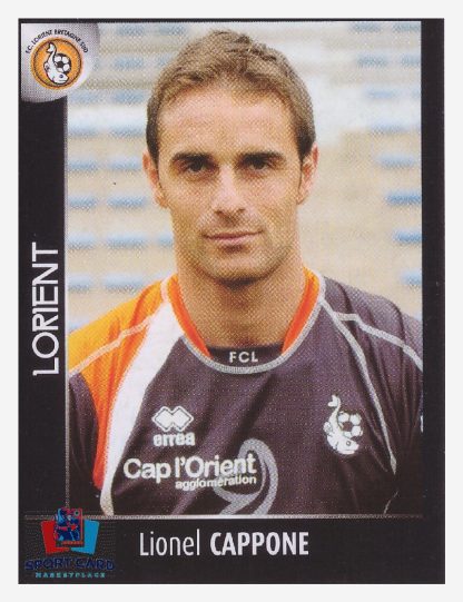Panini Foot 2008 - Lionel Cappone / Lorient #163