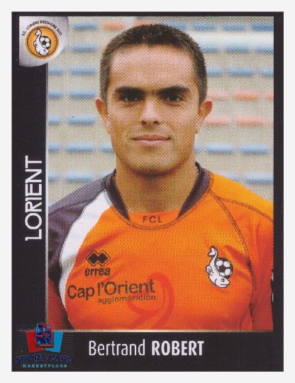 Panini Foot 2008 - Bertrand Robert / Lorient #176