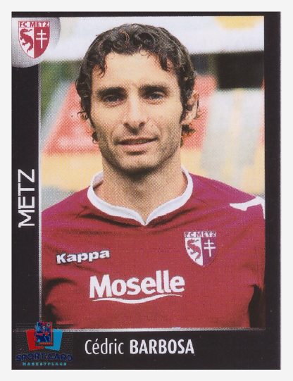 Panini Foot 2008 - Cédric Barbosa / Metz #249