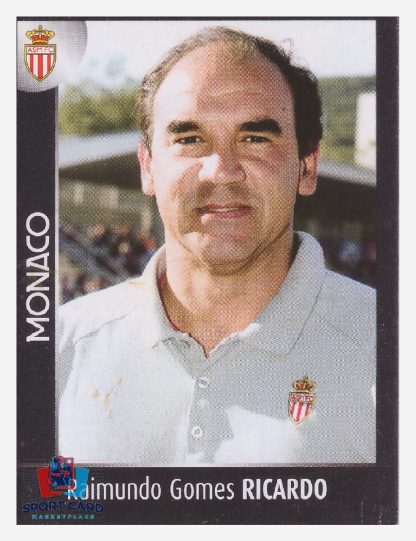 Panini Foot 2008 - Raimundo Gomes Ricardo (Entraîneur) / Monaco #264