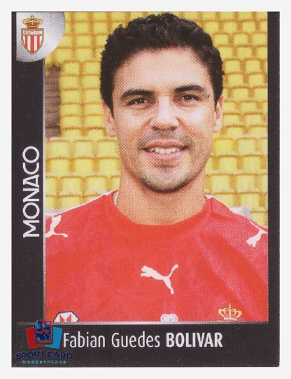 Panini Foot 2008 - Fabian Guedes Bolivar / Monaco #270