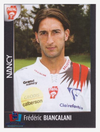 Panini Foot 2008 - Frédéric Biancalani / Nancy #298