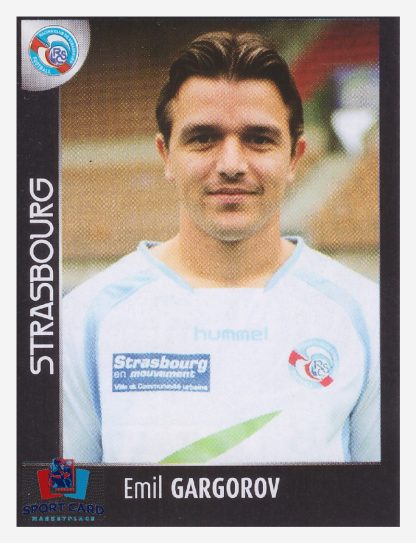 Panini Foot 2008 - Emil Gargorov / Strasbourg #458