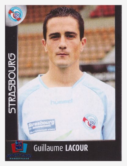 Panini Foot 2008 - Guillaume Lacour / Strasbourg #461