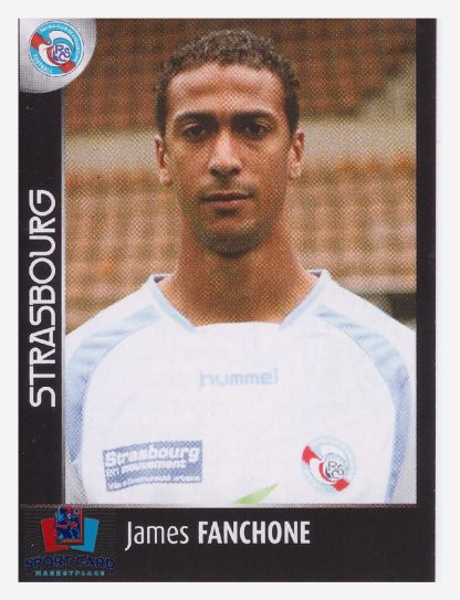 Panini Foot 2008 - James Fanchone / Strasbourg #463