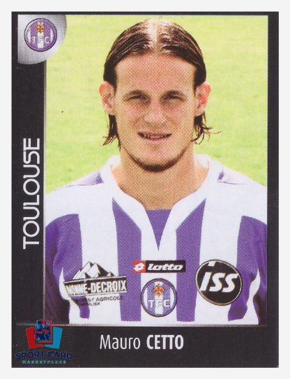 Panini Foot 2008 - Mauro Cetto / Toulouse #477