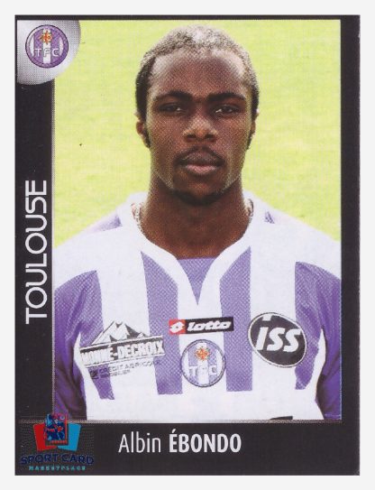 Panini Foot 2008 - Albin Ébondo / Toulouse #478