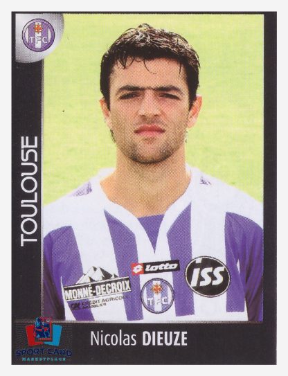 Panini Foot 2008 - Nicolas Dieuze / Toulouse #484