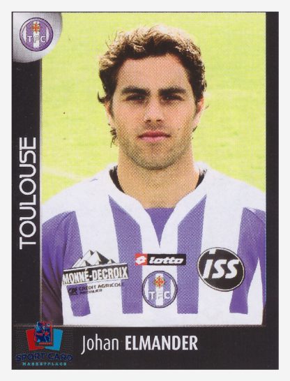 Panini Foot 2008 - Johan Elmander / Toulouse #490