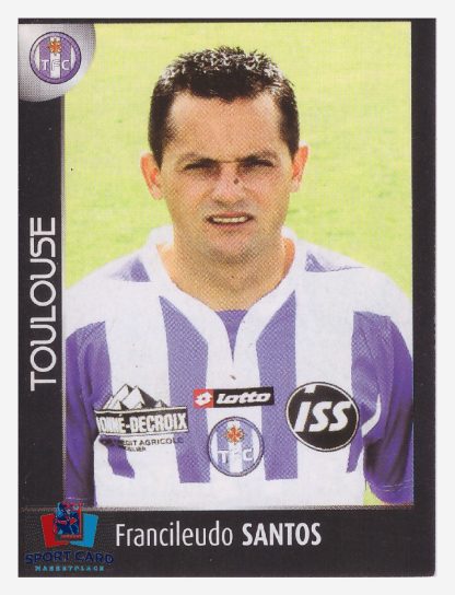 Panini Foot 2008 - Francileudo Santos / Toulouse #493