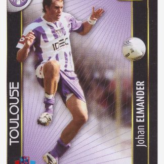 Panini Foot 2008 - Johan Elmander (Top joueur) / Toulouse #494