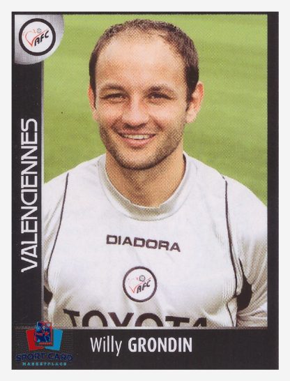 Panini Foot 2008 - Willy Grondin / Valenciennes #500