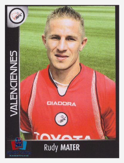 Panini Foot 2008 - Rudy Mater / Valenciennes #504