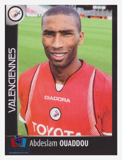 Panini Foot 2008 - Abdeslam Ouaddou / Valenciennes #505