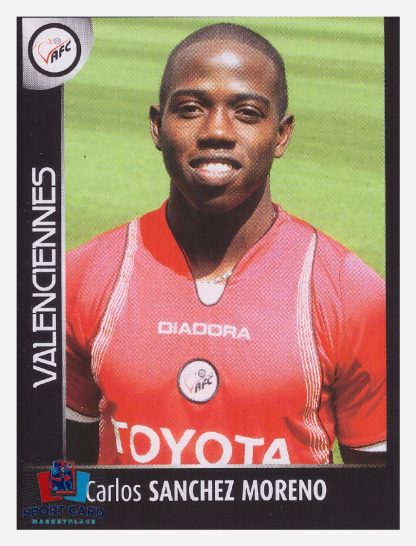 Panini Foot 2008 - Carlos Sanchez Moreno / Valenciennes #515
