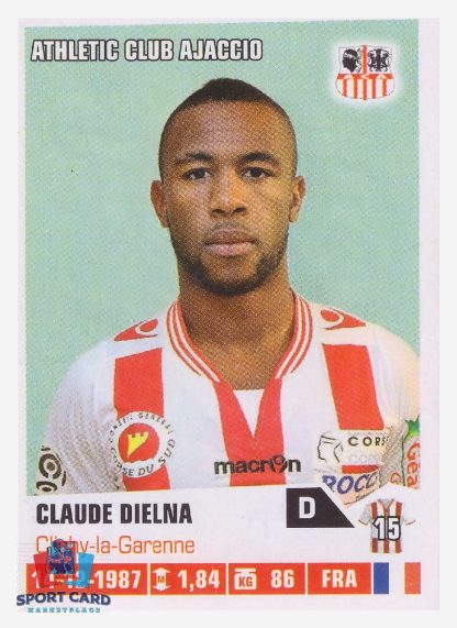 Panini Foot 2014 - Claude Dielna / Athletic Club Ajaccio #4