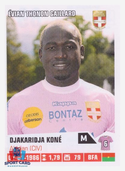 Panini Foot 2014 - Djakaridja Kone / Evian Thonon Gaillard #89