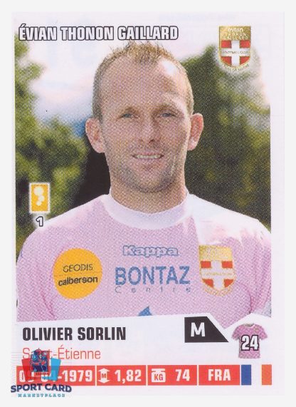 Panini Foot 2014 - Olivier Sorlin / Evian Thonon Gaillard #91