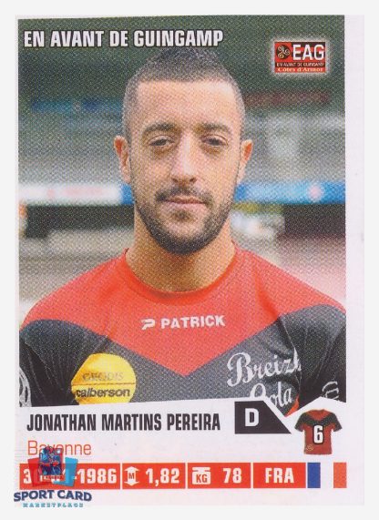 Panini Foot 2014 - Jonathan Martins Pereira / En Avant de Guingamp #106