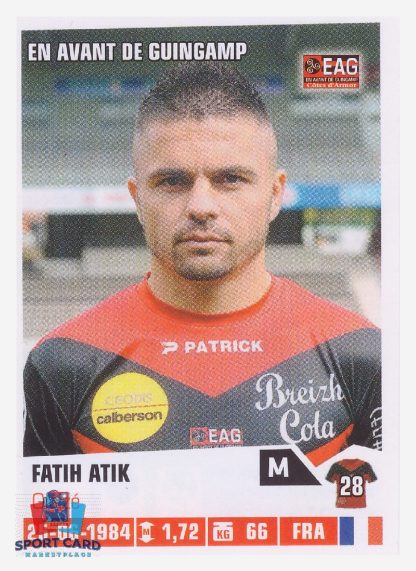 Panini Foot 2014 - Fatih Atik / En Avant de Guingamp #108