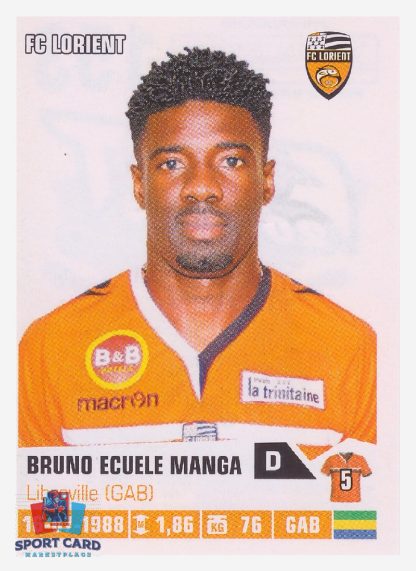 Panini Foot 2014 - Bruno Ecuele Manga / FC Lorient #153