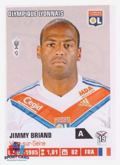 Panini Foot 2014 - Jimmy Briand / Olympique Lyonnais #188