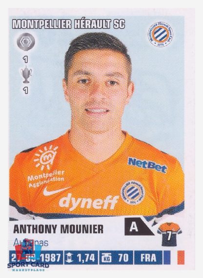 Panini Foot 2014 - Anthony Mounier / Montpellier Herault SC #262