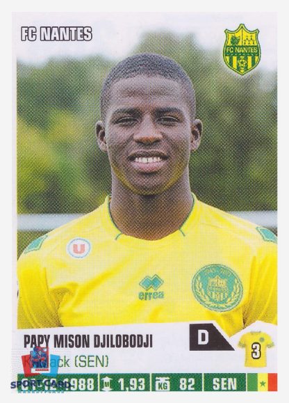 Panini Foot 2014 - Papy Mison Djilobodji / FC Nantes #269