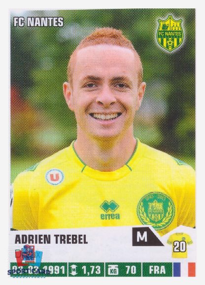 Panini Foot 2014 - Adrien Trebel / FC Nantes #282