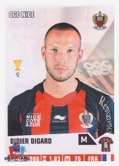 Panini Foot 2014 - Didier Digard / OGC Nice #303