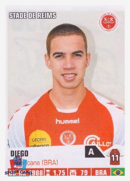 Panini Foot 2014 - Diego / Stade de Reims #356