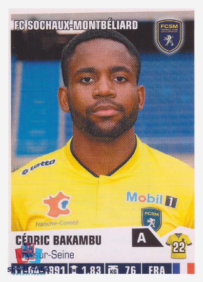 Panini Foot 2014 - Cedric Bakambu / FC Sochaux-Montbeliard #426