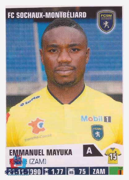 Panini Foot 2014 - Emmanuel Mayuka / FC Sochaux-Montbeliard #430
