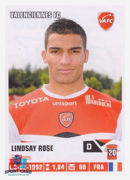 Panini Foot 2014 - Lindsay Rose / Valenciennes FC #468